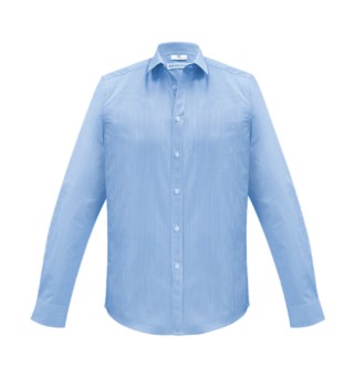 L/S Blue Men's Shirt:Blue