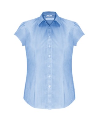 S/S Blue Women's Shirt:Blue