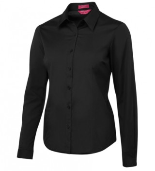 L/S Ladies Shirt:Black