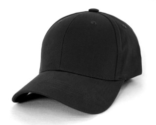 Brushed Cotton Cap - Black:Black